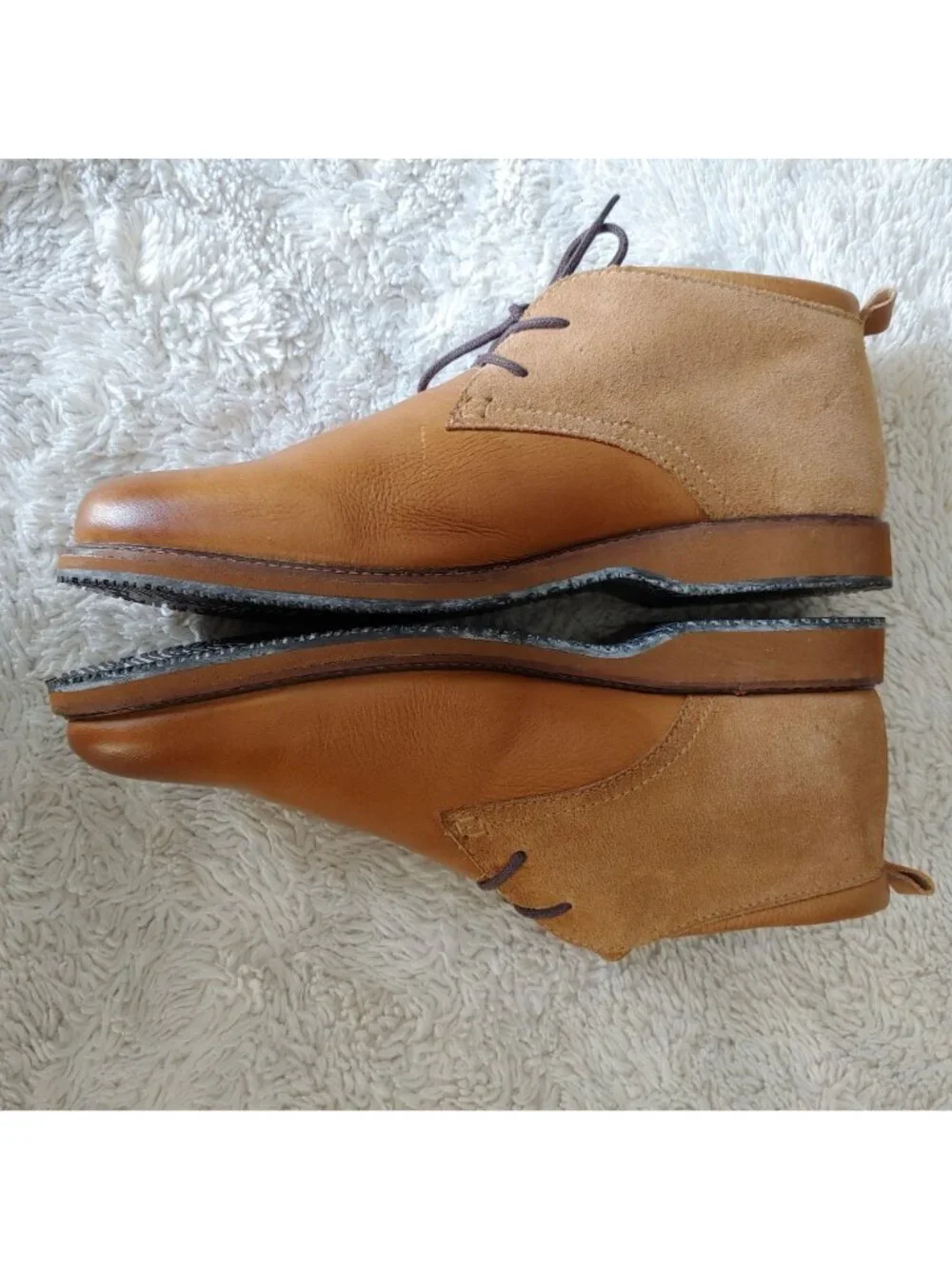 Tommy Bahama Elijah Two Tone Chukka Boots Leather Suede Smart Casual Lace 11.5